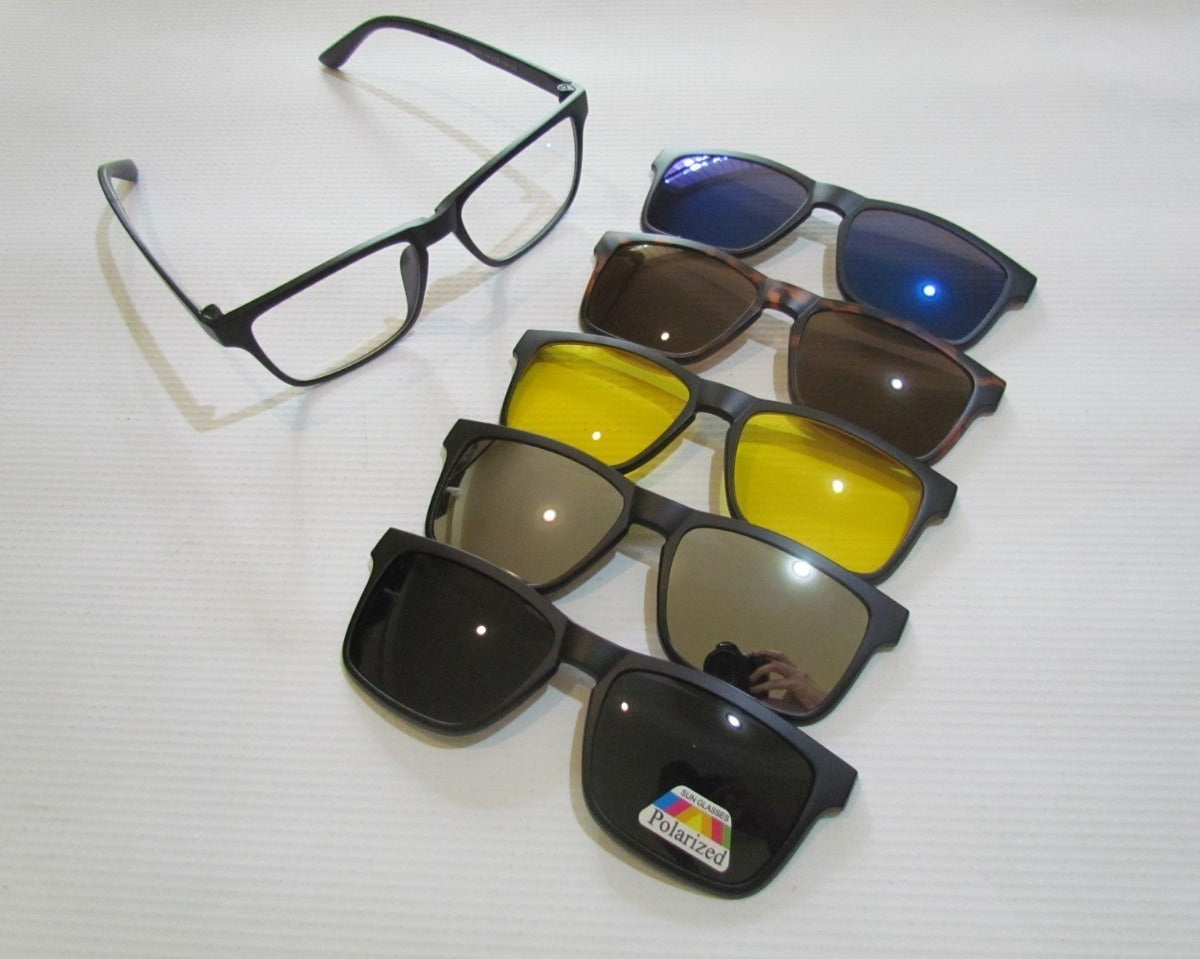 Gafas magnéticas 6 lentes