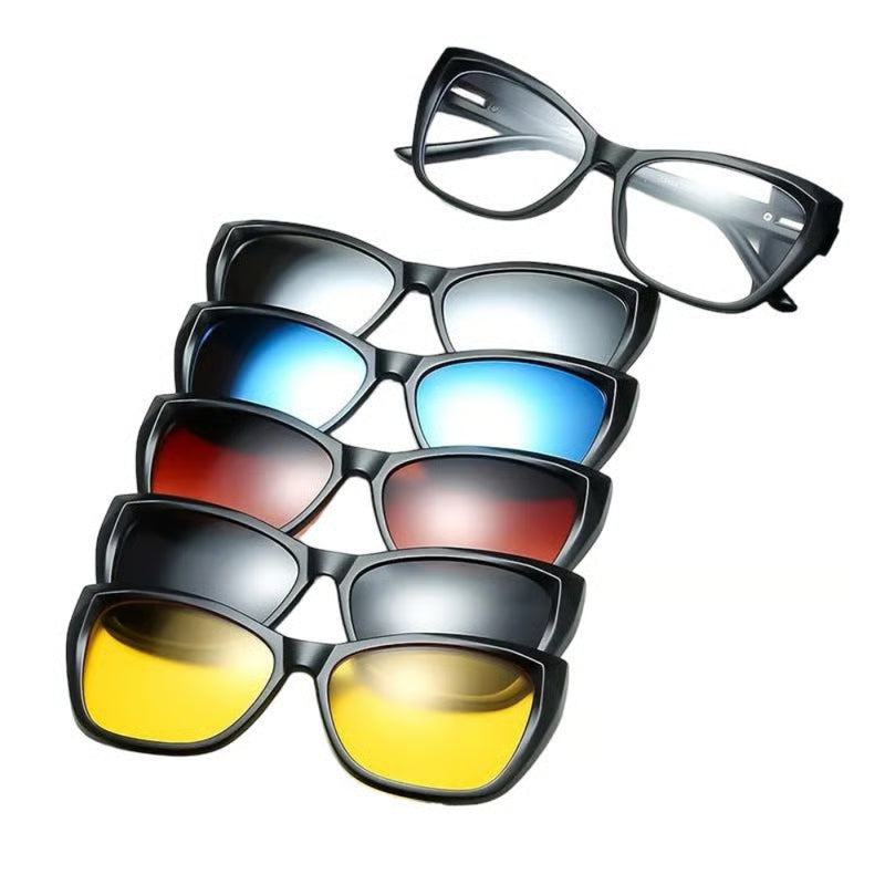 Gafas magnéticas 6 lentes