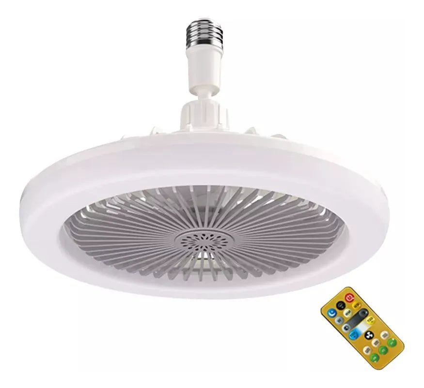 Bombillo ventilador con control remoto