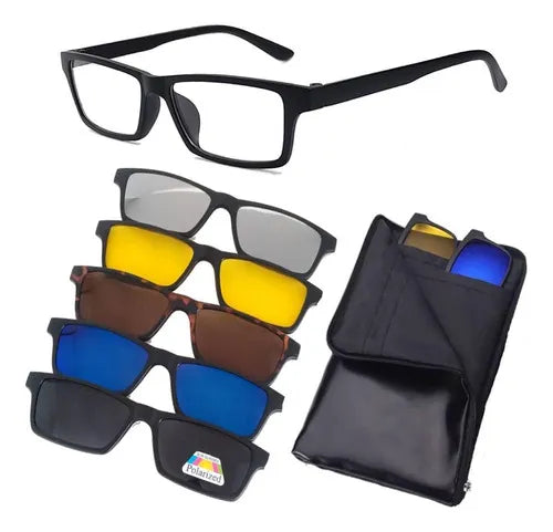 Gafas magnéticas 6 lentes