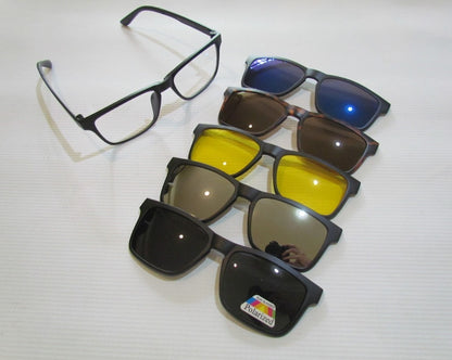 Gafas magnéticas 6 lentes
